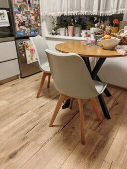 Jedálenské stoličky šedé - 1