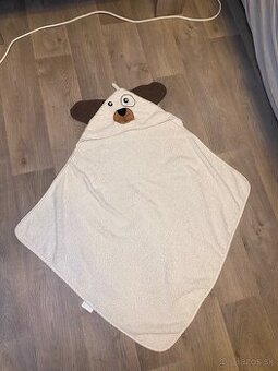 Detský uterák s kapucňou – medvedík, béžový (Eldorado Home)
