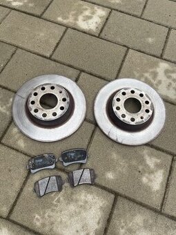 Zadné kotúče TRW 282mm VW Passat ,Tiguan