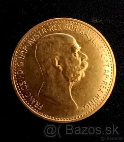 Zlatá jubilejná minca FJI
