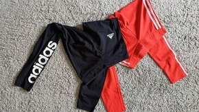 Legíny Adidas čierne+ červené grátis