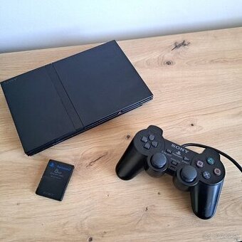 Predám PlayStation 2 Slim – Kompletná sada + hry