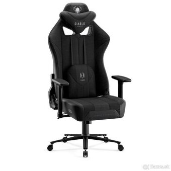 Látkové herné kreslo Diablo X-Player 2.0 King Size, čierne
