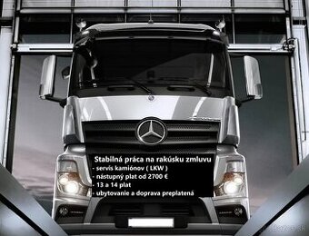 ⭐ Ihned: Mechanik / od 2700 € / Stabilná praca AT DE