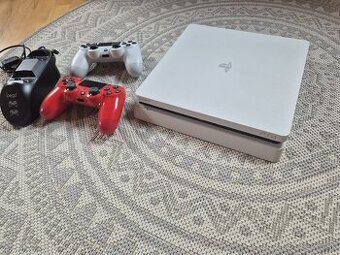 Playstation 4 slim Biela