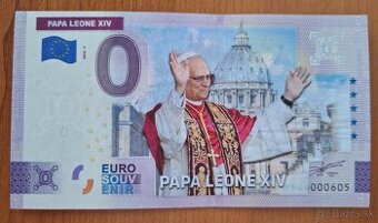 PAPA LEONE LIV - 0 EUROSUVENIR - KOLORIZOVANA BANKOVKA