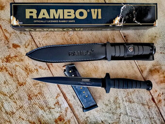 RAMBO VI 12" KNIFE - AMERICAN VETERAN BOWIE KNIFE