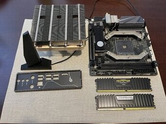 ASUS B450-I Rog strix + 32Gb DDR4 + Noctua NH-L12S