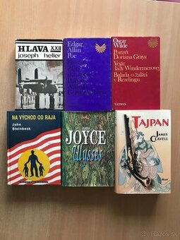 Poe, Heller, Wilde, Steibeck, Clavell
