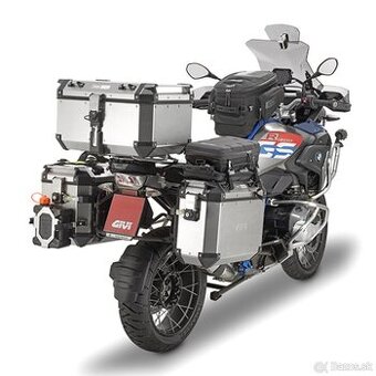 GIVI BOČNÉ KUFRE TREKKER OUTBACK STRIEBORNÉ 48L ĽAVÝ + 37L P