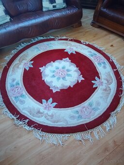 Koberec okrúhly bavlnený