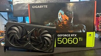 Grafická karta Gygabite RTX 5060 ti 16GB OC