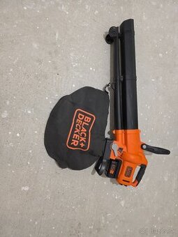Predám fúkač a vysávač lístia Black+Decker Aku - 1
