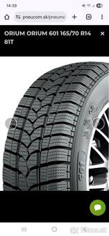 Pneumatiky 165/70 R14
