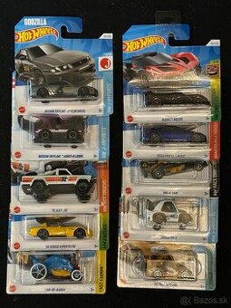 10 kusov Hot Wheels nové neotvorené