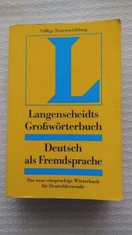 Langenscheidt Grosswörterbuch Deutsch als Fremdsprache