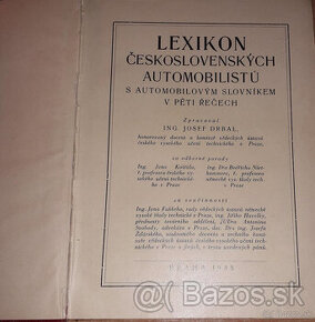 Lexikon čs. automobilistu - 1