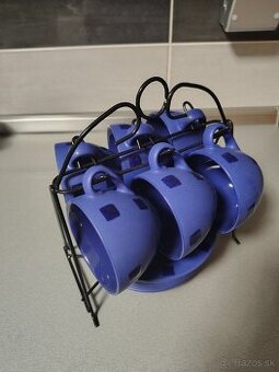 Šálky na kávu/čaj modré - 1