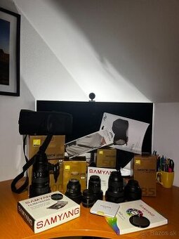 Predám set objektívov Nikon + príslušenstvo