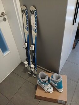 Detske lyze 120 s lyziarkami