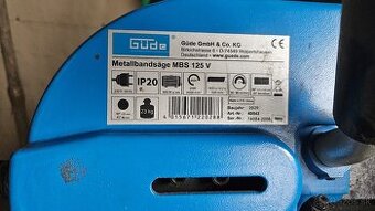 Pásová píla Gude MBS 125V