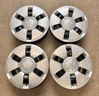 4x100 R14 plechové disky a Poklice originál VW Up