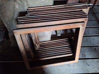 Drevene retro ramy na obraz