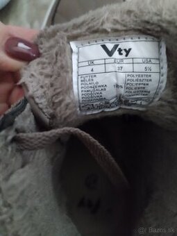 Dievčenské zimné topánky