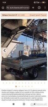 Vyklapac Iveco dailly do 3.5T