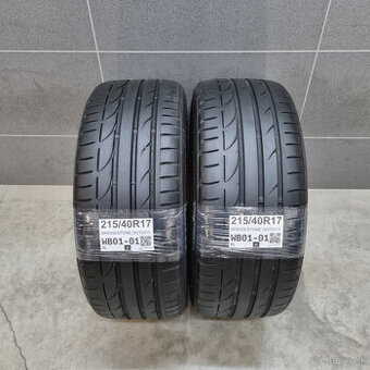 Letné pneumatiky 215/40 R17 BRIDGESTONE