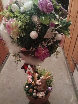 Ručne vyrobená veľkonočná dekorácia