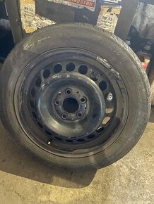 Zimné pneu s plechovými diskami 195/55/16 - 1