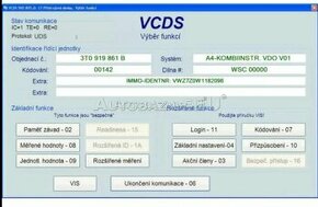 VCDS 19.6.2 CZ jazyk diagnostika