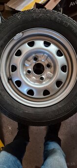 4 ks pneu+disky na Felicia Barum Briliant 2 ,165/70 R13,