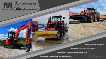 Zemné / výkopové práce / údržba ciest a iných plôch