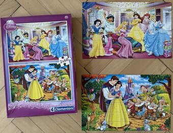 Puzzle Disney Princess 2 obrázky za 5EUR
