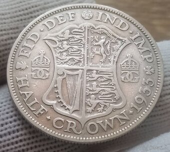 Strieborné mince Anglicka.