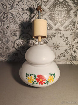 Retro luster s mliečnym sklom