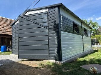 Plechová garáž 4x6m