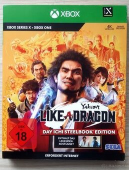 Yakuza: Like A Dragon – Day Ichi Steelbook Edícia XBOX ONE,