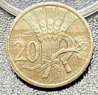 20 halierov 1933 RR (1. ČSR) - 1