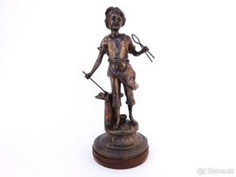 Bronzová Socha - Kováč - sign. Rancoulet