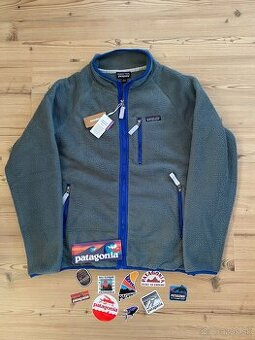 Patagonia retro fleece bunda + nálepky