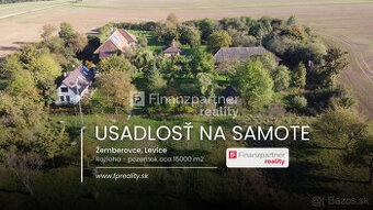 Usadlosť na samote, pozemok 15000 m², Žemberovce, Levice