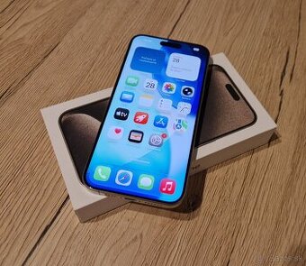 Apple iphone 15 pro max 256gb prírodný titan