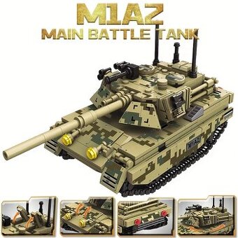 Tank M1A2 - 605 ks stavebnica