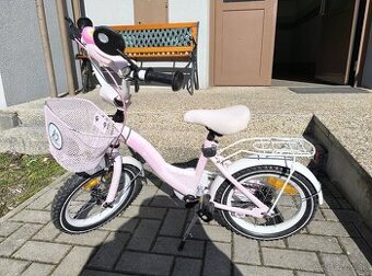 Detský dievčenský 14-palcový bicykel