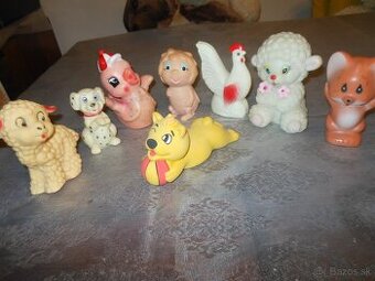 Starodávne gumenné hračky