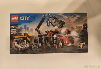 🚧 LEGO City 60472 – Šrotovisko s autami – NOVÉ, zapečatené