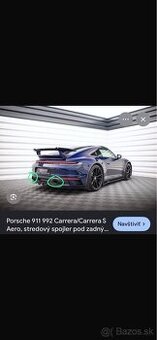 Predám originálne výfukové  kanály Porsche 911 (992) – nové